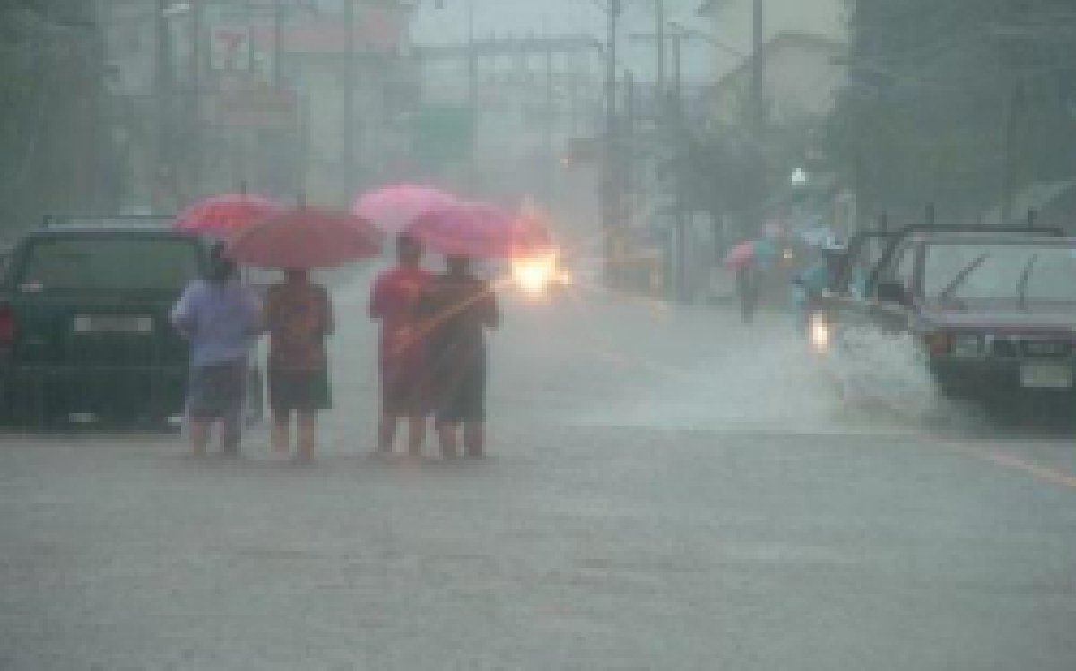ทั่วทุกภาคมีฝนตกชุกหนาแน่น
