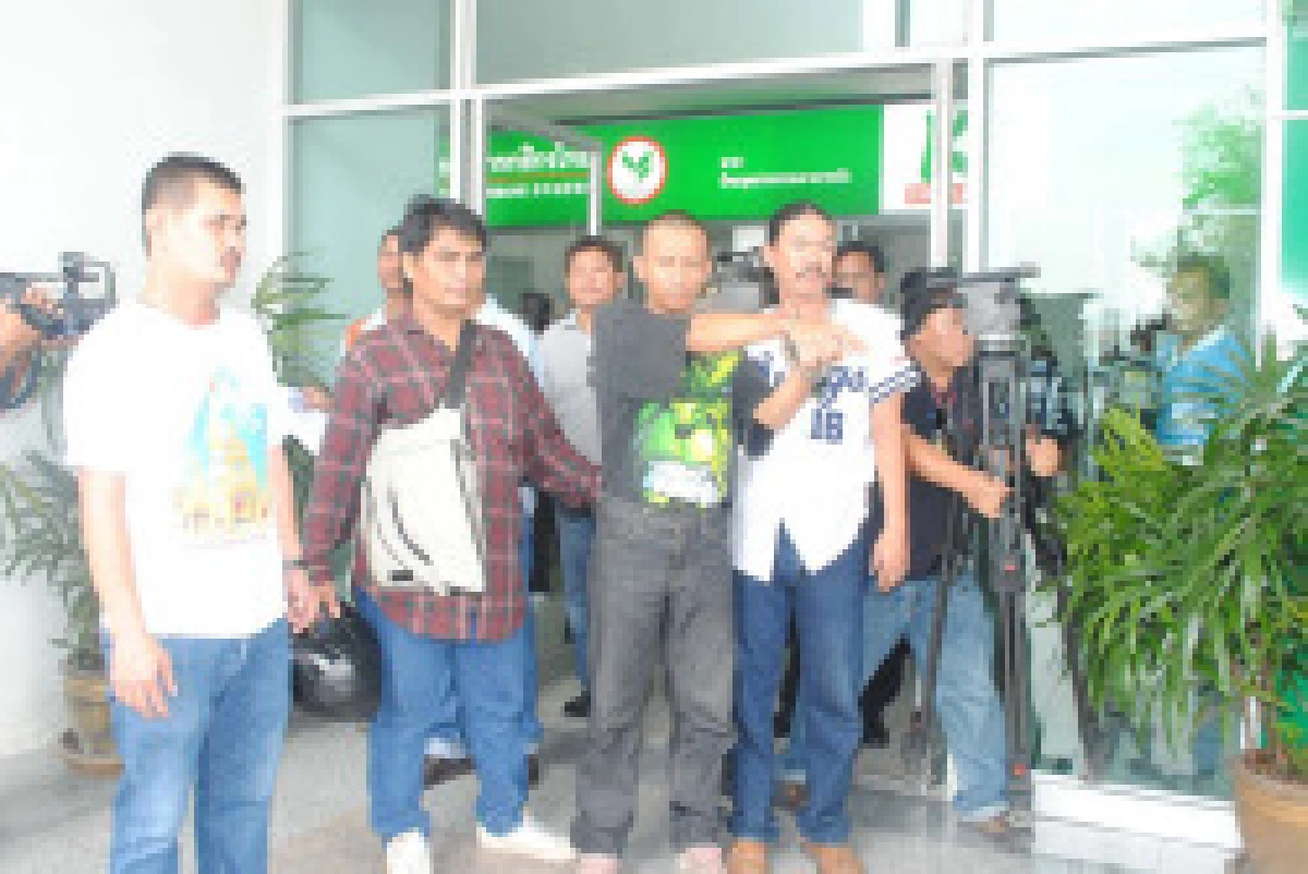 รวบแล้วมือปล้นแบงก์กสิกรไทย ลาดกระบัง