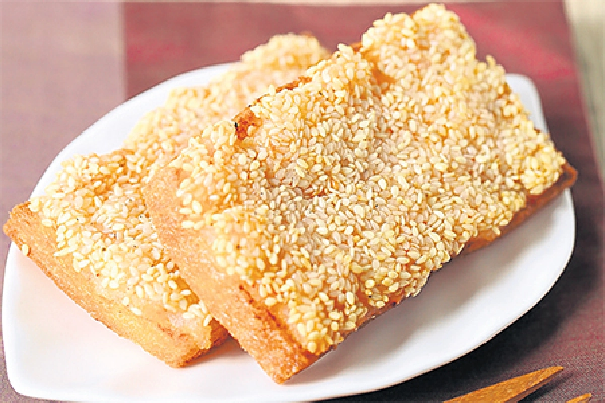 ติ่มซำประจำบ้าน ตอน ขนมปังหน้ากุ้งคลุกงา