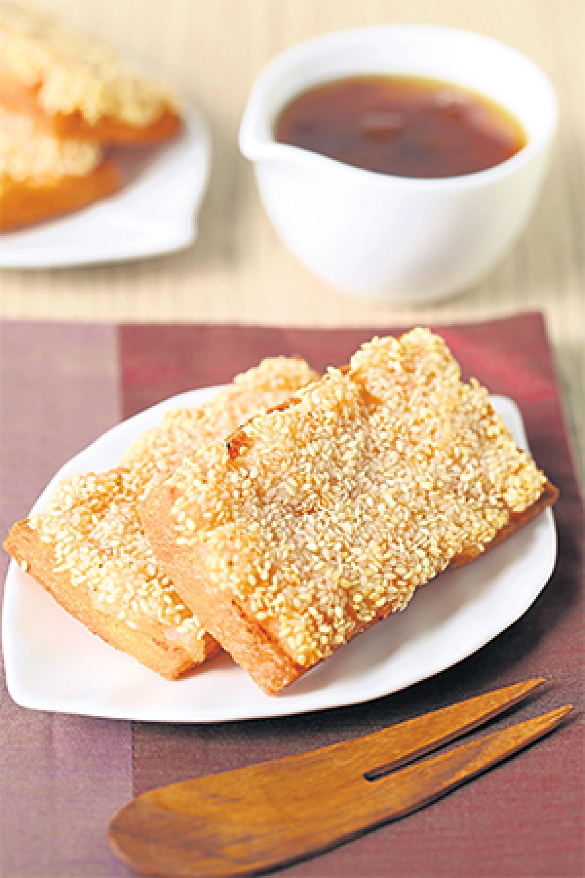 ติ่มซำประจำบ้าน ตอน ขนมปังหน้ากุ้งคลุกงา