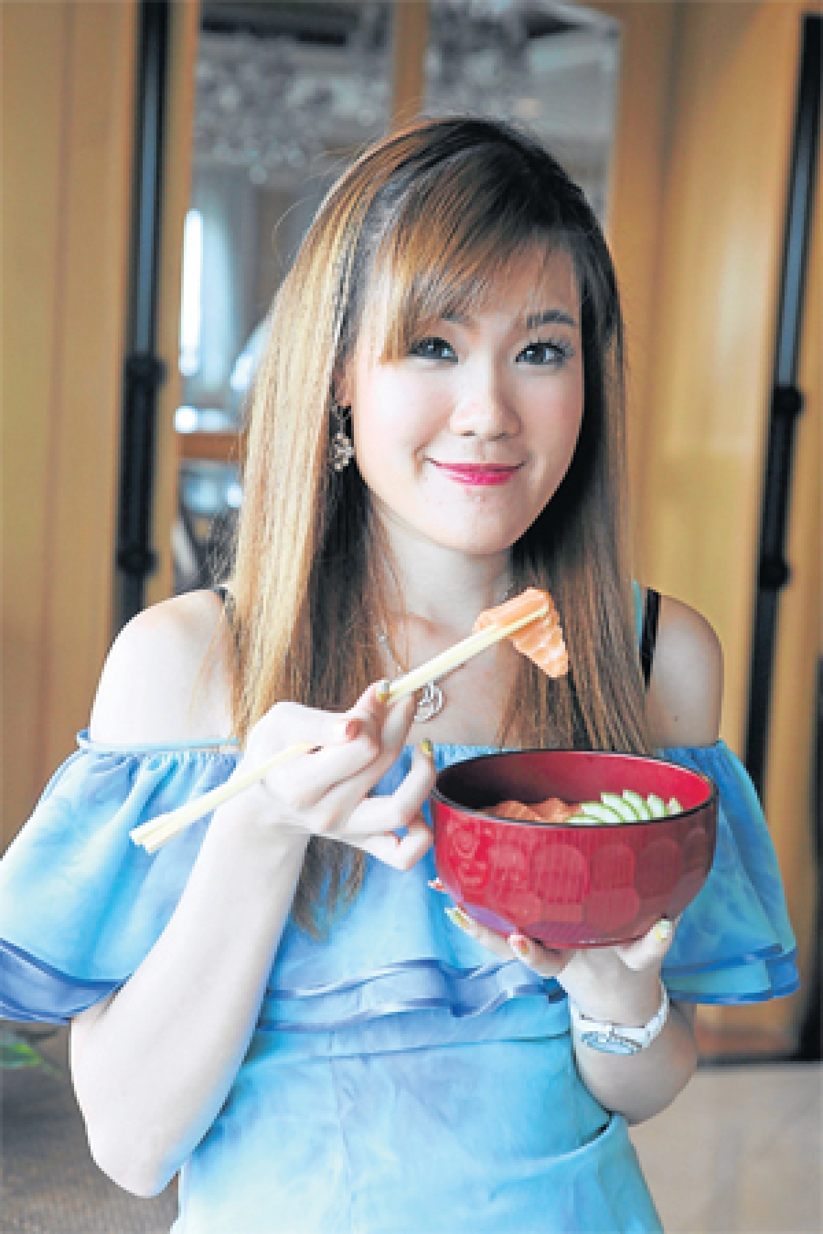 ข้าวหน้าแซลมอนต้นตำรับ จานเด็ด พัชราวดี วีรบวรพงศ์