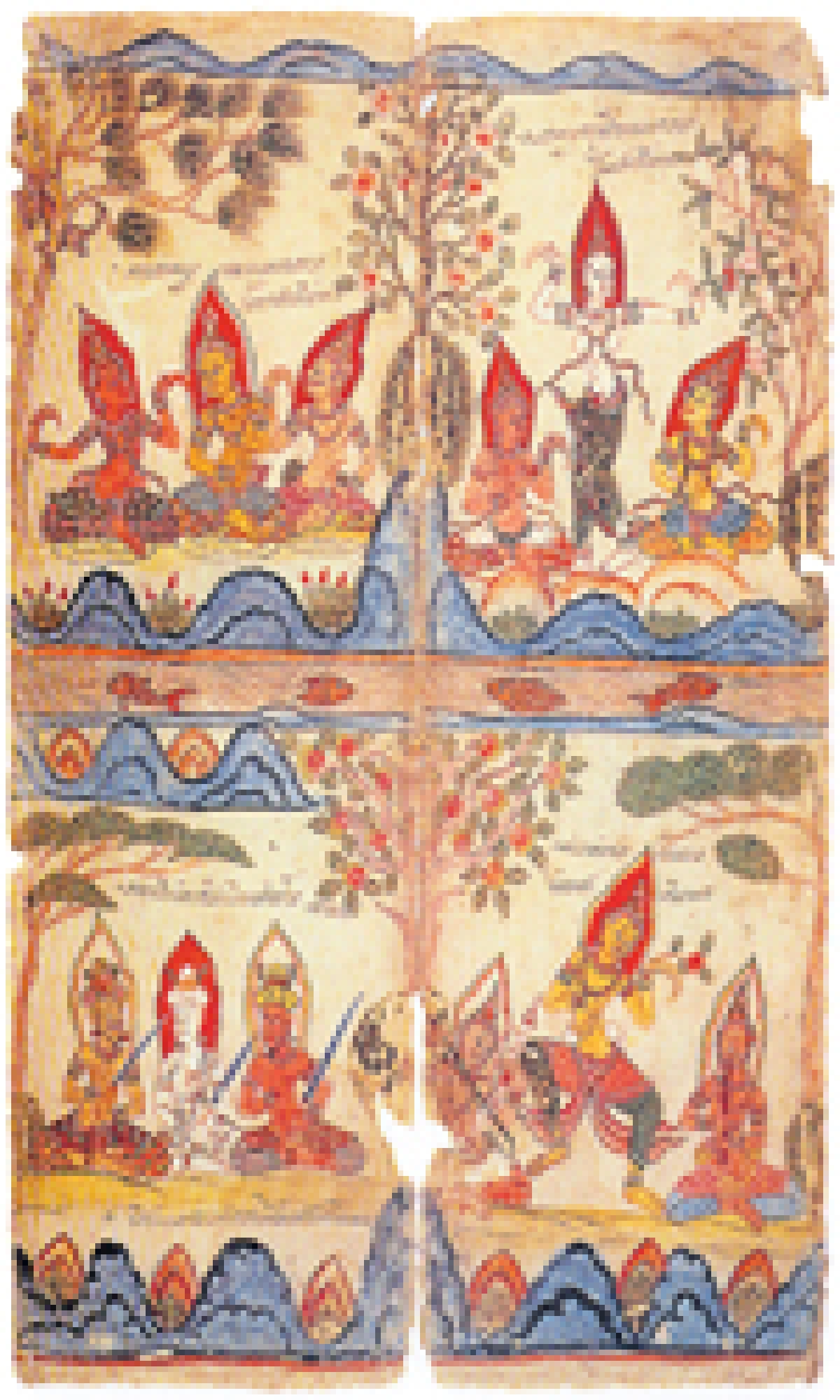 ไตรภูมิพระร่วงแผนผังวิถีชีวิตและวัฒนธรรมไทย