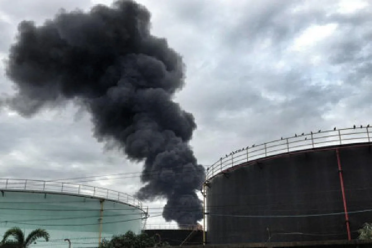 ด่วน!ไฟไหม้โรงกลั่นน้ำมันบางจาก