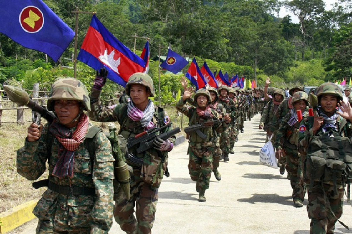Troops leave Preah Vihear area