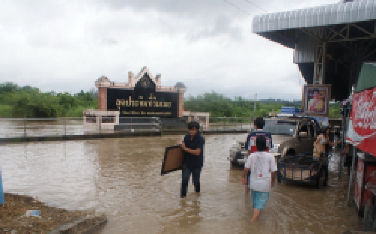 ตากประกาศแม่สอดภัยพิบัติอุทกภัย