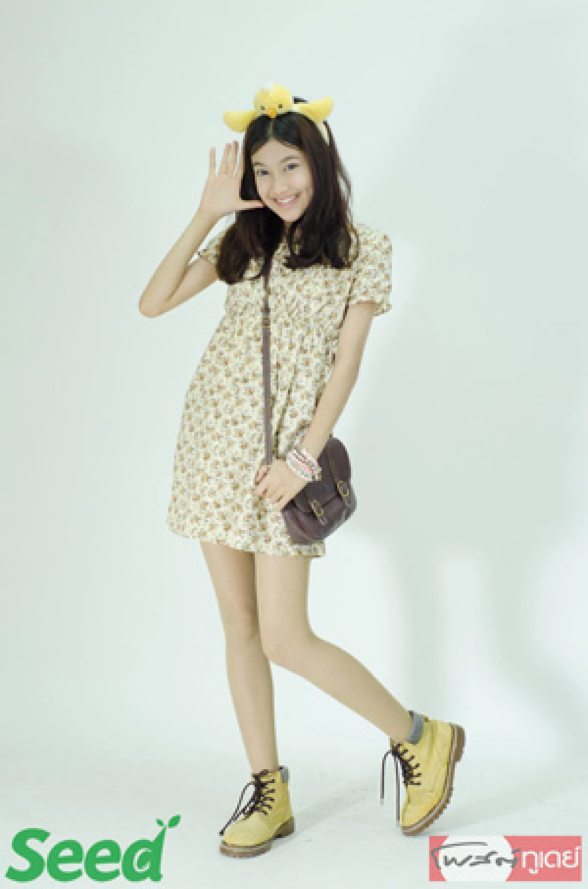 น้องกลอย ประวีวรรณ สิงห์โต สาวน่ารักฝันอยากทำงานเบื้องหลัง