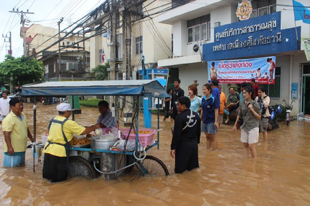 Sukhothai still underwater