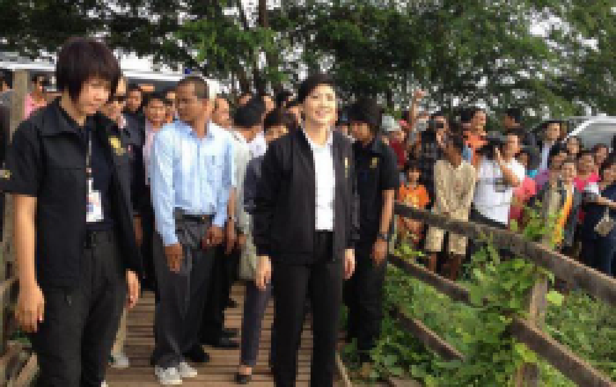 นายกฯดูน้ำท่วมพิษณุโลก