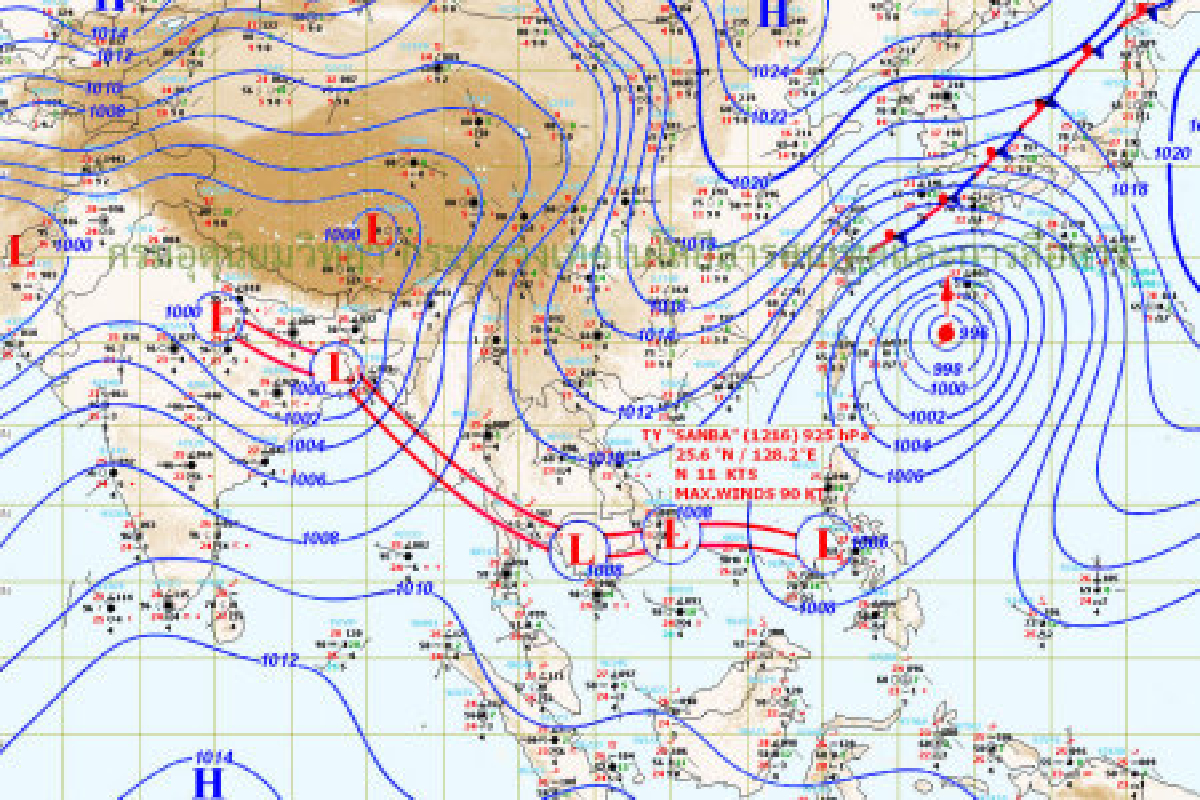 อุตุเตือนภัยฉบับ16ไทยเจอฝนตกหนักมาก อุตุเตือนภัยฉบับ16ไทยเจอฝนตกหนักมาก
