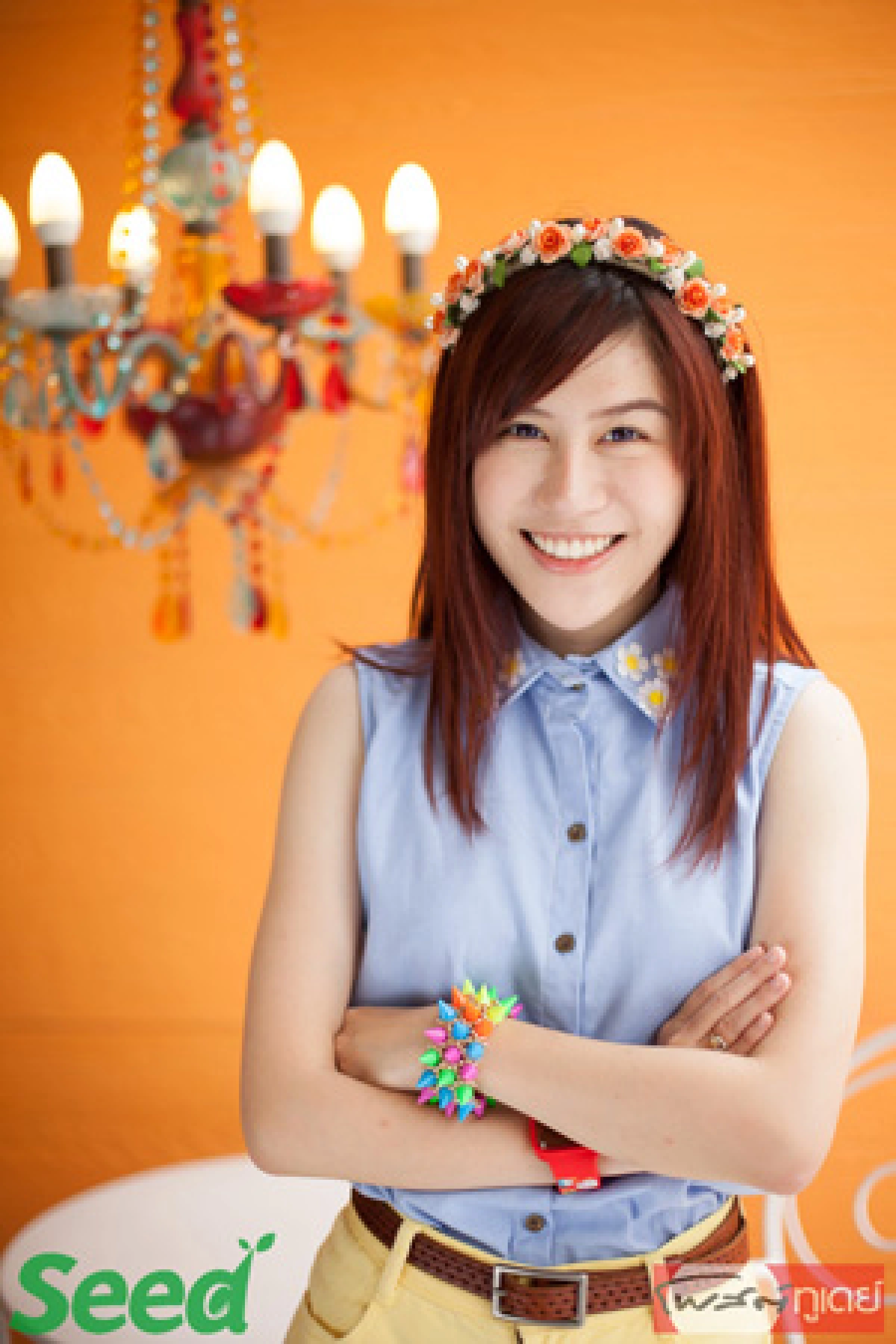 น้องจอย ประกายกาญจน์  สาวน่ารัก ยิ้มมีเสน่ห์