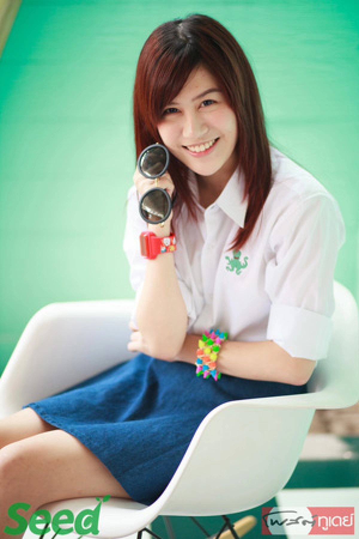 น้องจอย ประกายกาญจน์  สาวน่ารัก ยิ้มมีเสน่ห์