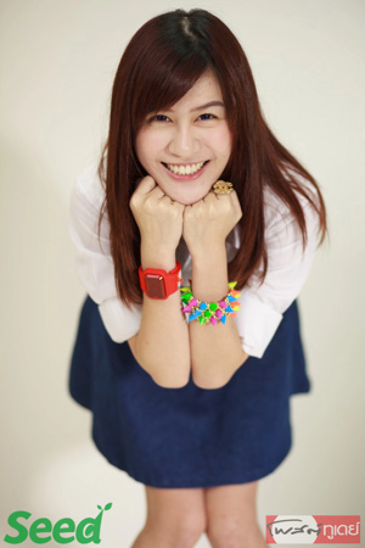 น้องจอย ประกายกาญจน์  สาวน่ารัก ยิ้มมีเสน่ห์