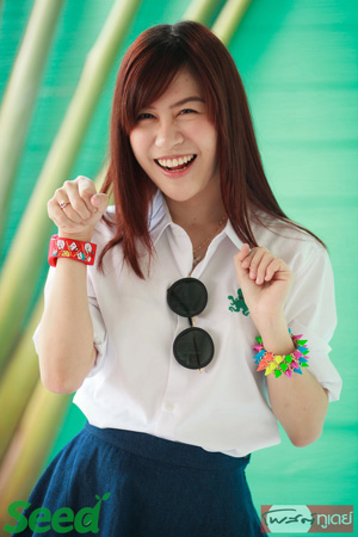 น้องจอย ประกายกาญจน์  สาวน่ารัก ยิ้มมีเสน่ห์