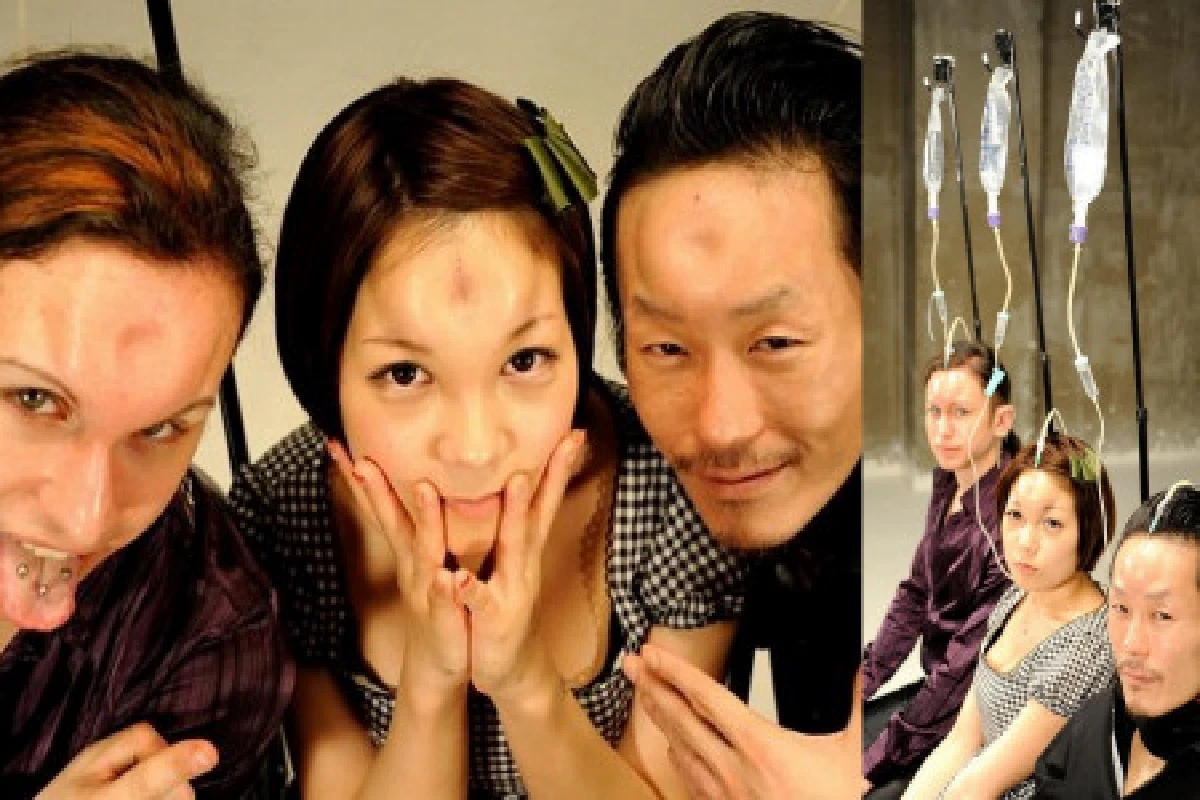 วัยรุ่นญี่ปุ่นฉีดน้ำเกลือเข้าหน้าผาก