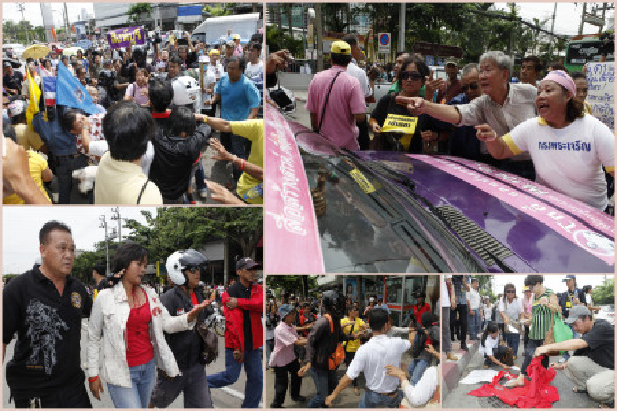 โพลเผยม็อบปะทะสะท้อนการเมืองขาดเสถียรภาพ โพลเผยม็อบปะทะสะท้อนการเมืองขาดเสถียรภาพ