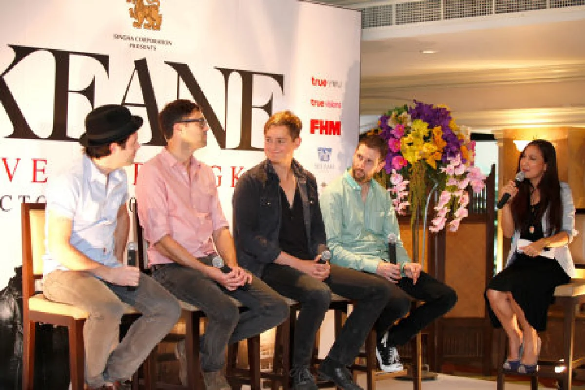 วงคีนบินถึงไทยพร้อมแล้วที่จะร็อค