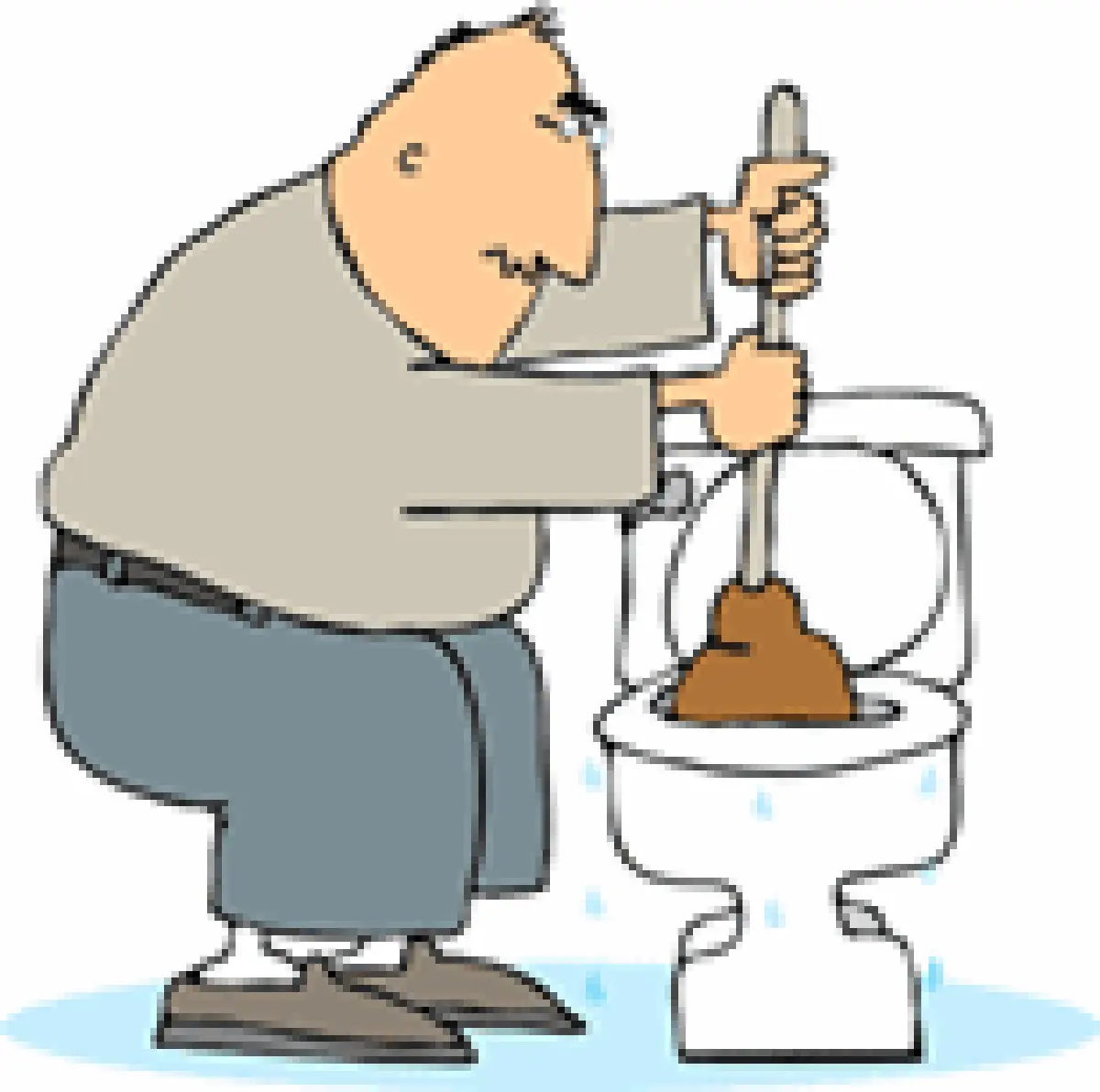 clogged