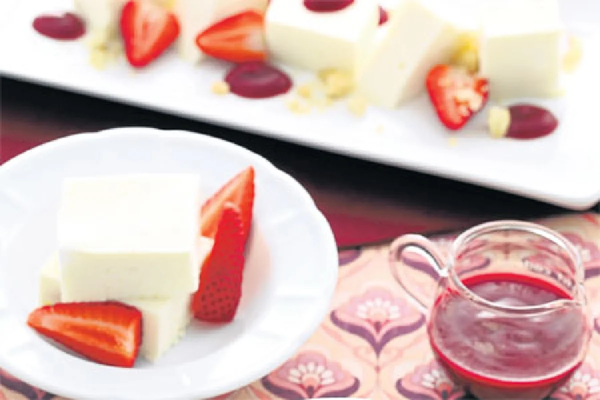 Inspired by my trip Japan : Blancmange