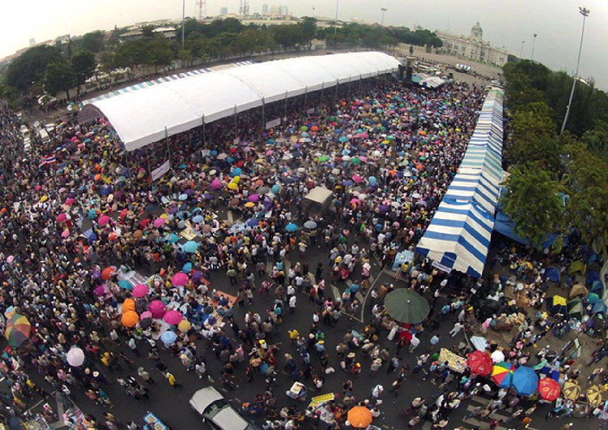 Rally ends early: "Dirty govt tactics", leaders complain (updated)
