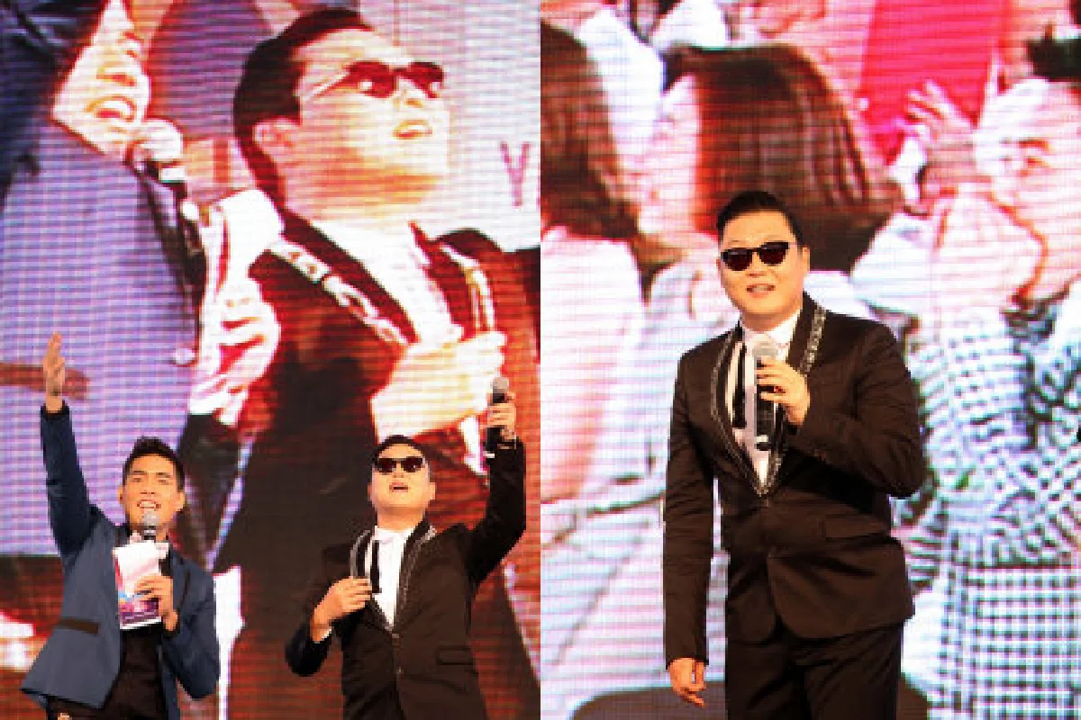 ไซ กังนัมสไตล์ถึงไทยแฟนตอนรับอบอุ่น