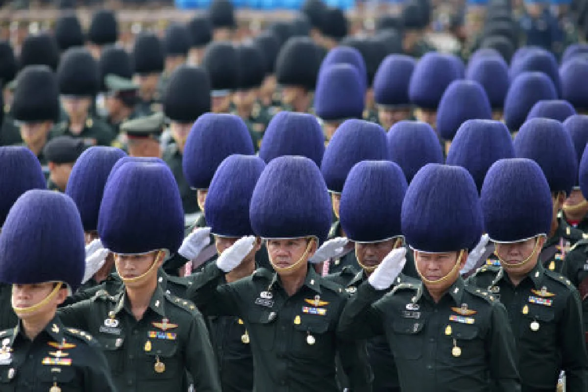 ทหารรักษาพระองค์ซ้อมใหญ่งานถวายสัตย์5ธ.ค.