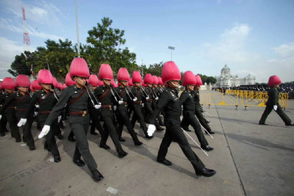 ทหารรักษาพระองค์ซ้อมใหญ่งานถวายสัตย์5ธ.ค.