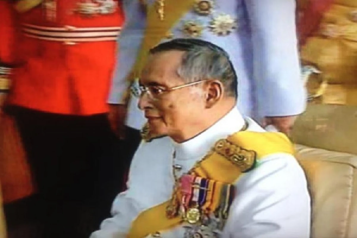 ในหลวงพระพักตร์แจ่มใสเสด็จฯพระที่นั่งอนันตฯ