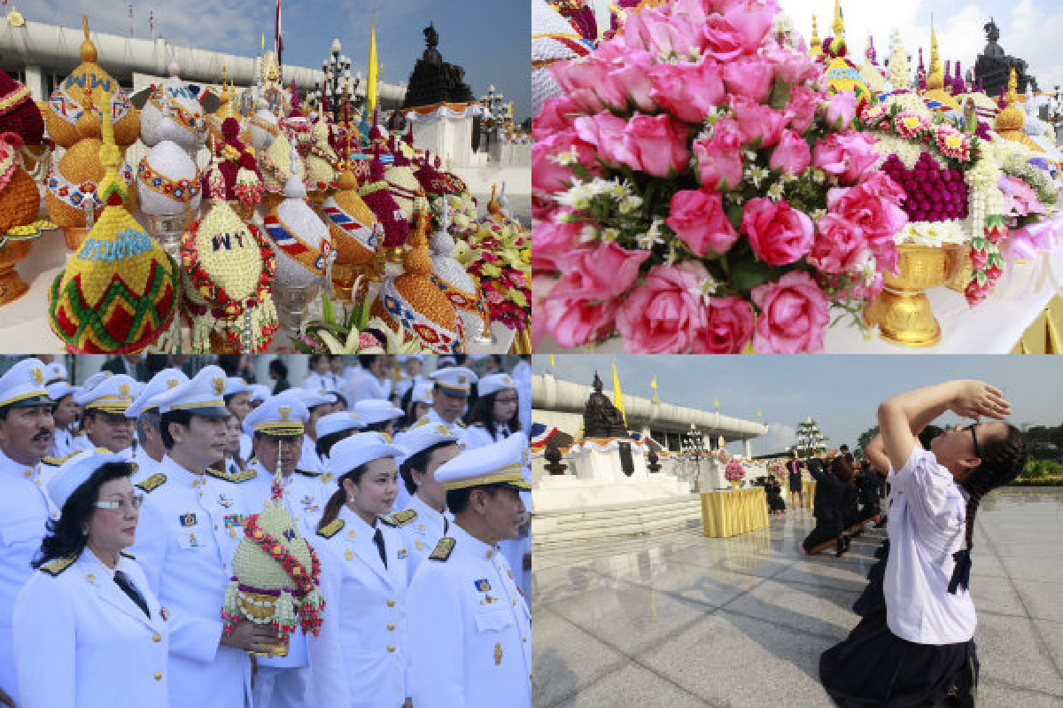 นักการเมือง-ขรก.วางพานพุ่มวันรัฐธรรมนูญ นักการเมือง-ขรก.วางพานพุ่มวันรัฐธรรมนูญ
