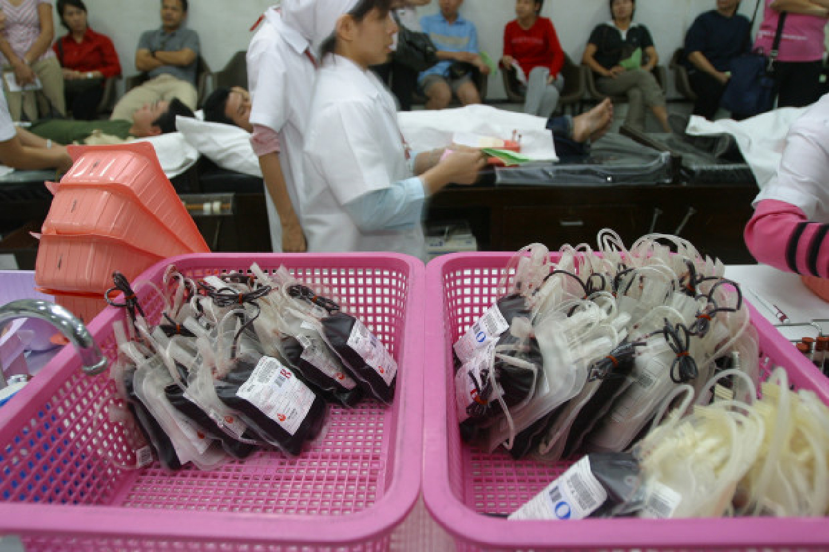 ชวนบริจาคโลหิตหวั่นขาดแคลนช่วงปีใหม่ ชวนบริจาคโลหิตหวั่นขาดแคลนช่วงปีใหม่