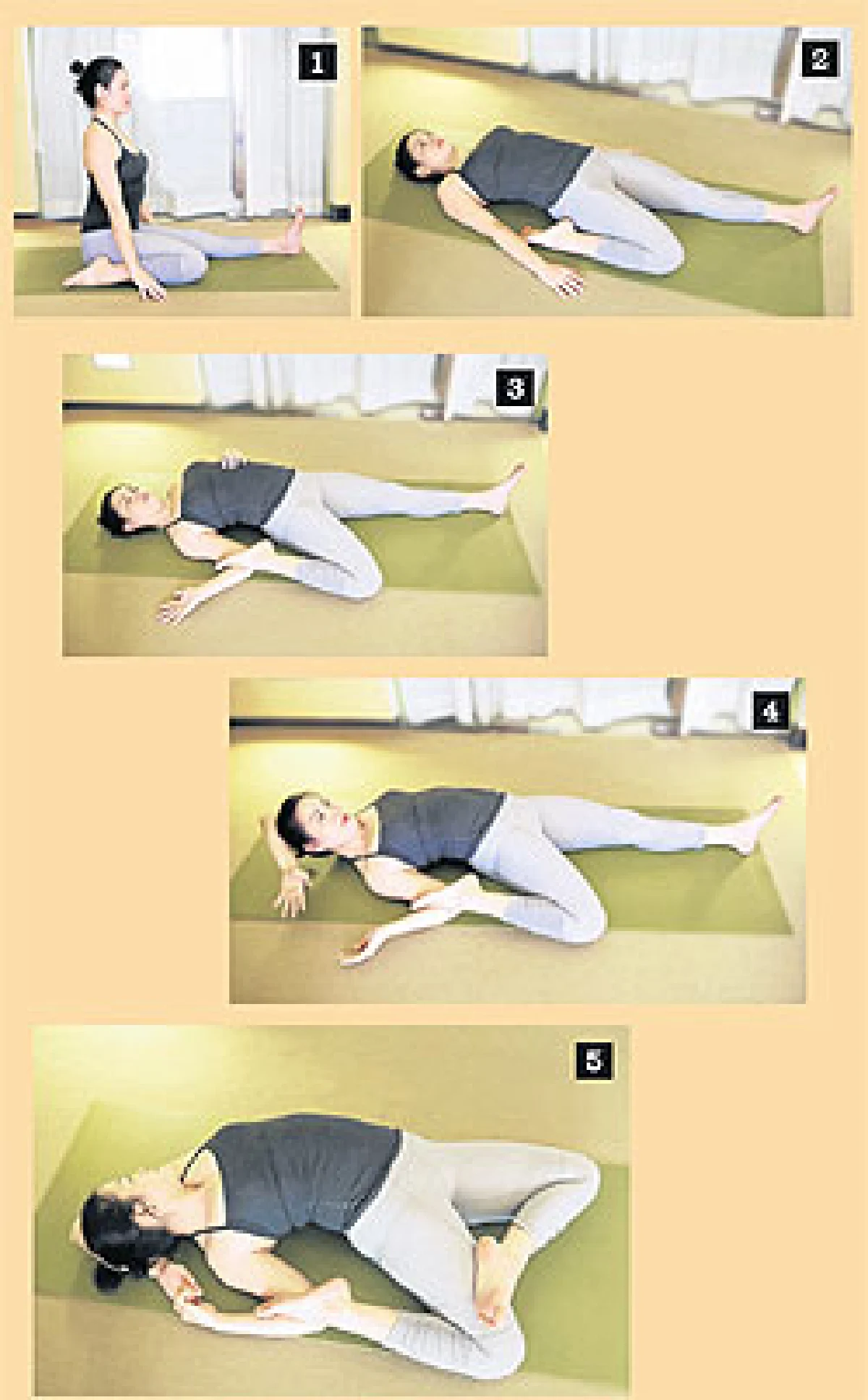 ท่านกพิราบนอนหงาย