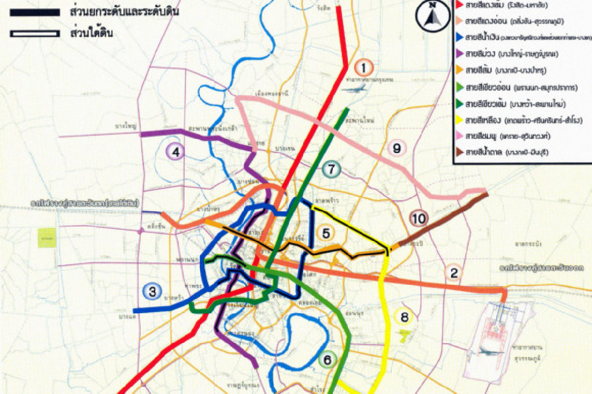 เร่งผุดรถไฟฟ้า7สายหวังขยับจีดีพีโตอีก1% เร่งผุดรถไฟฟ้า7สายหวังขยับจีดีพีโตอีก1%