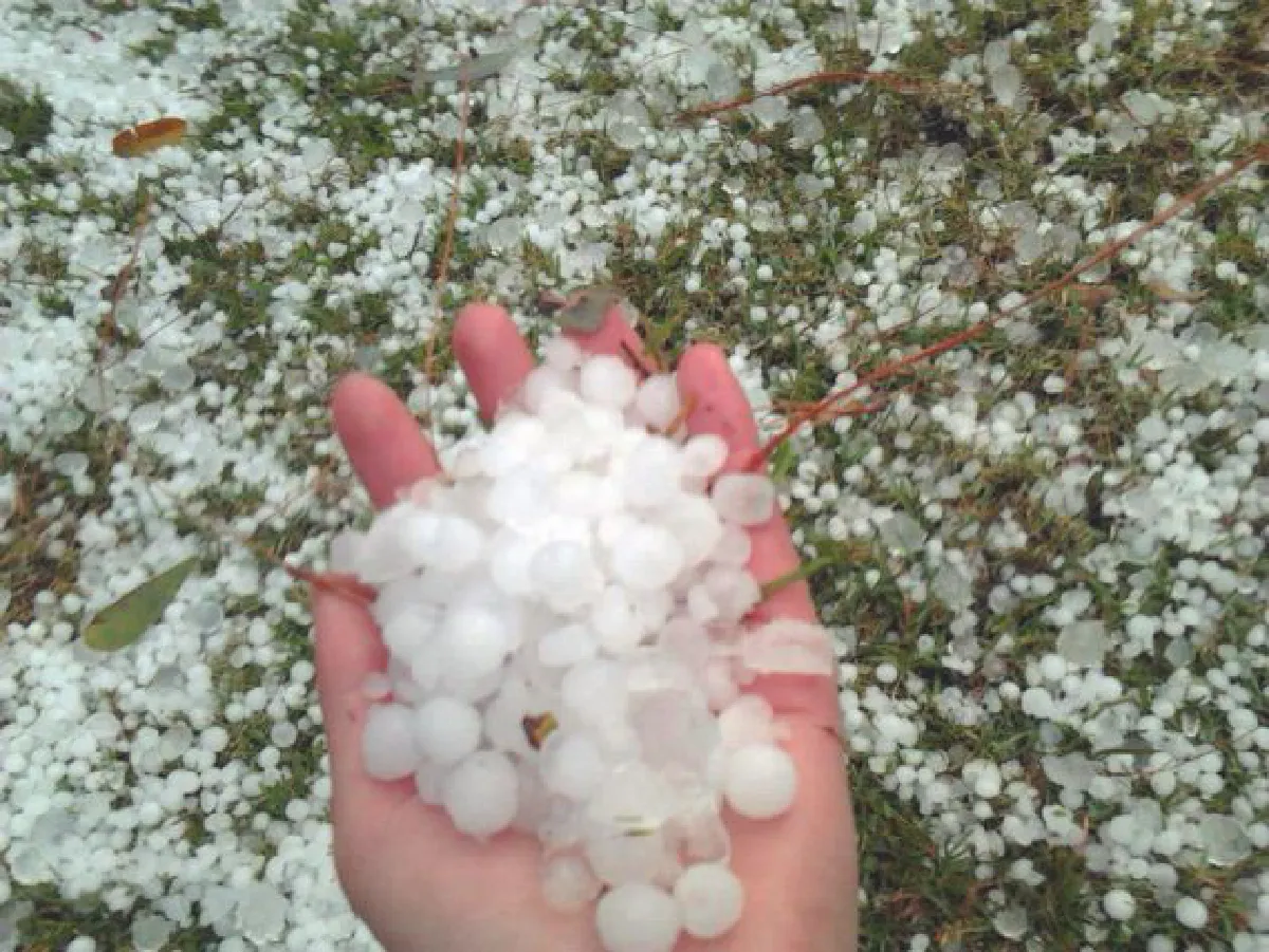 Hail storms hit northern Thailand