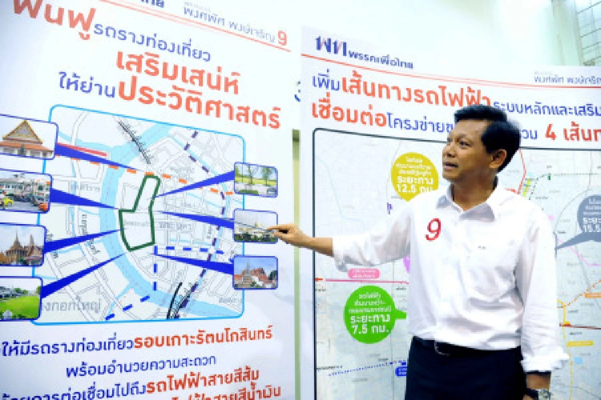 พงศพัศแถลงนโยบายจราจรลดเวลาเดินทาง 30%