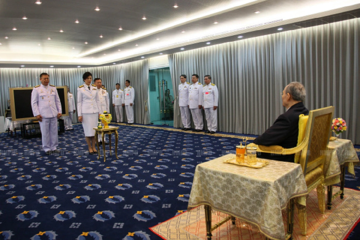 นายกฯเข้าเฝ้าฯในหลวงถวายรายงานบริหารน้ำ