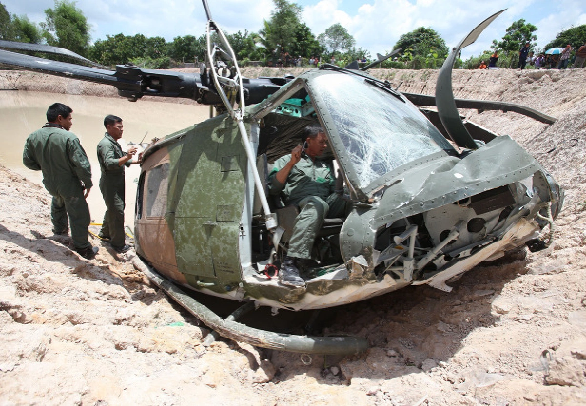 ฮ.ทหารตกที่นครนายกเจ็บ5นาย