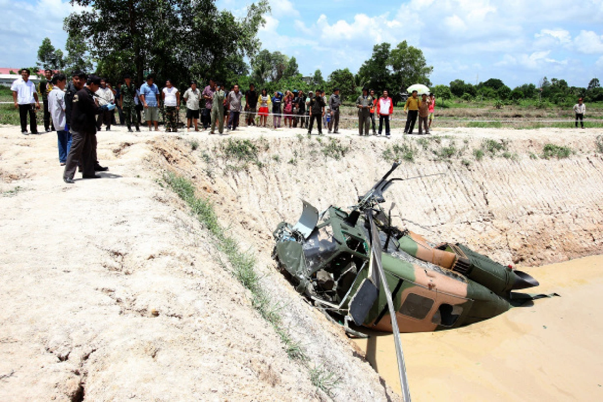 ฮ.ทหารตกที่นครนายกเจ็บ5นาย