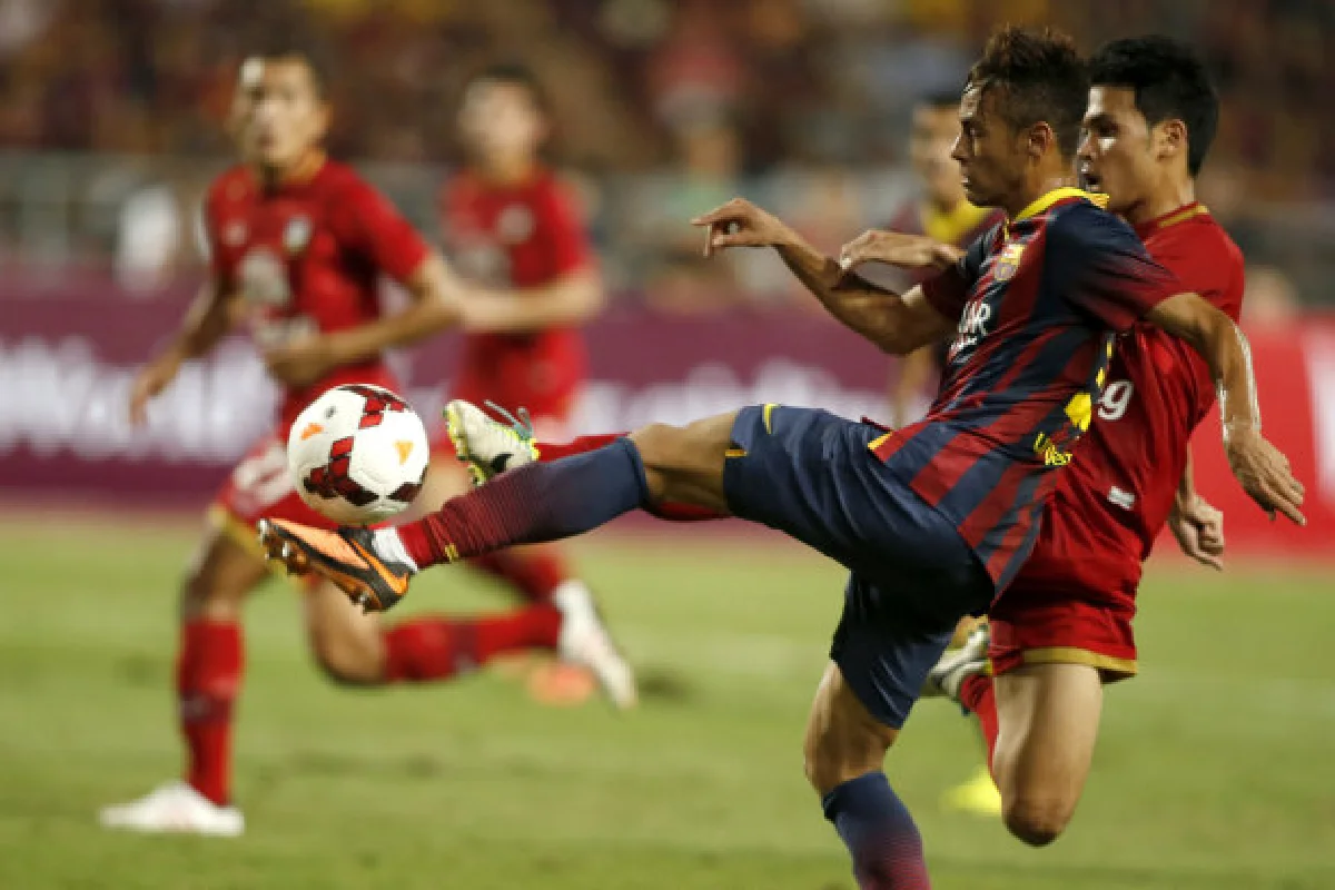 สมราคาแข้งต่างดาวบาร์ซ่าถล่มไทย7-1