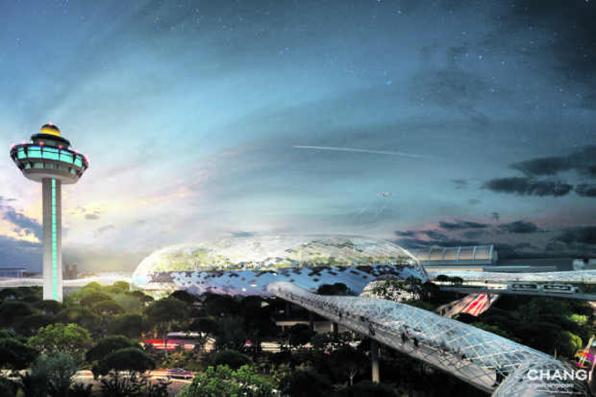 สิงคโปร์ผุดโปรเจ็กต์สวนในสนามบิน สิงคโปร์ผุดโปรเจ็กต์สวนในสนามบิน