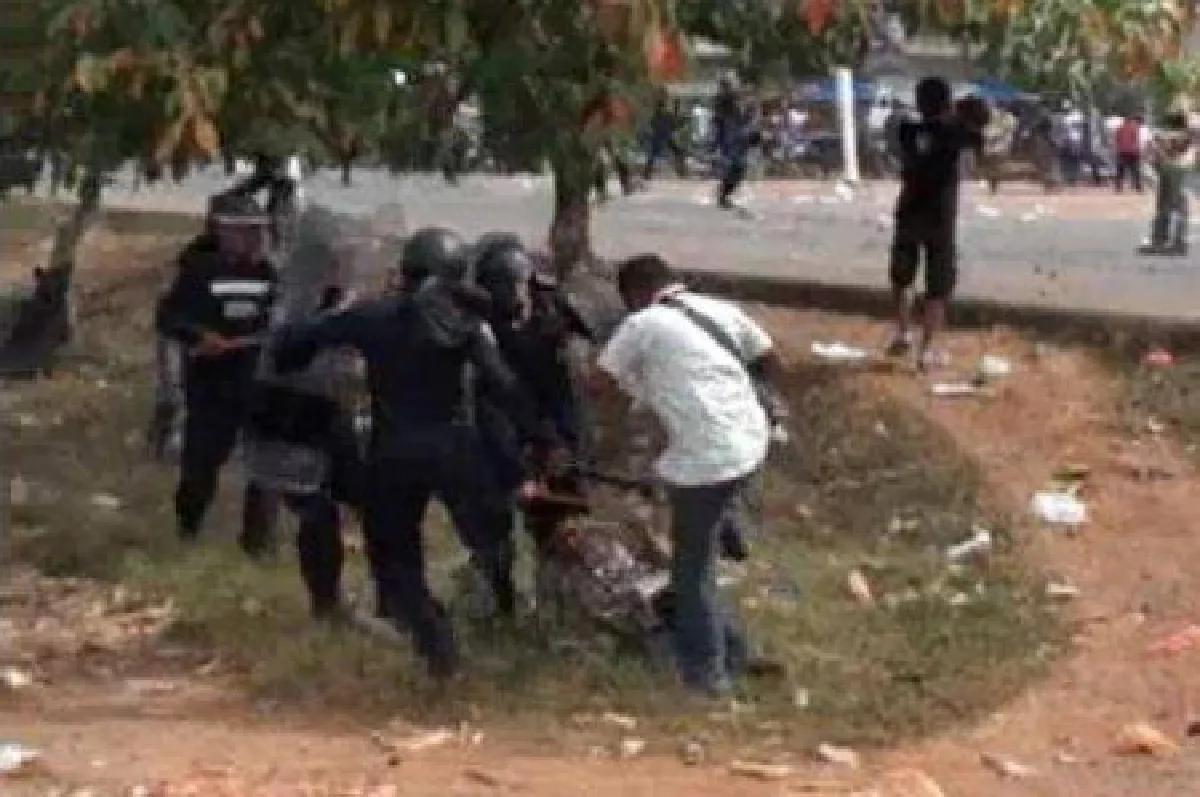 ปะทะเดือดสลายม็อบสวนยางเจ็บระนาว