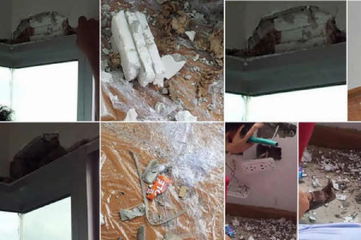 แสนสิริโพสต์คลิปขอโทษยัดโฟมในผนังคอนโด