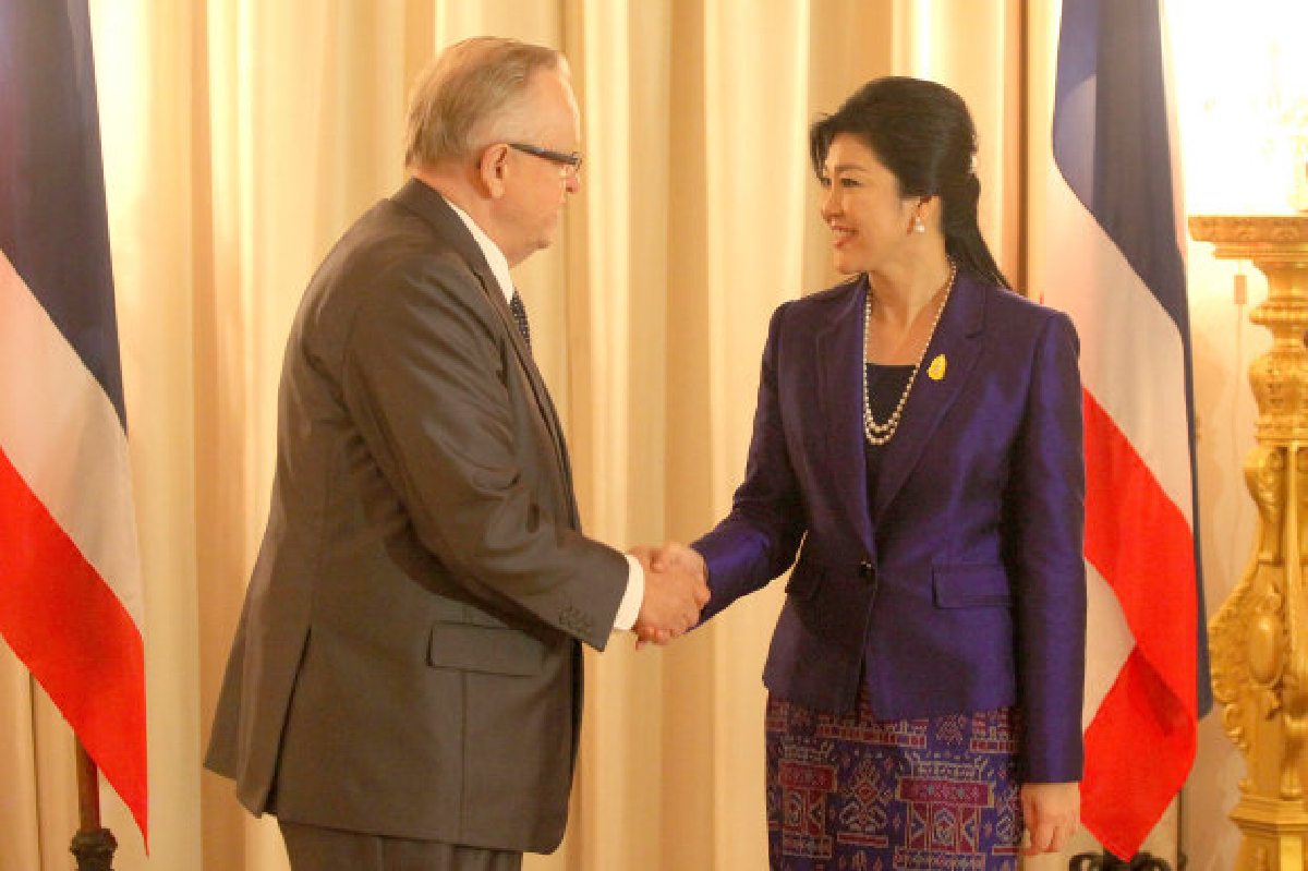 "ปู"ขอบคุณอดีตปธน.ฟินแลนด์ร่วมปาฐกถา "ปู"ขอบคุณอดีตปธน.ฟินแลนด์ร่วมปาฐกถา