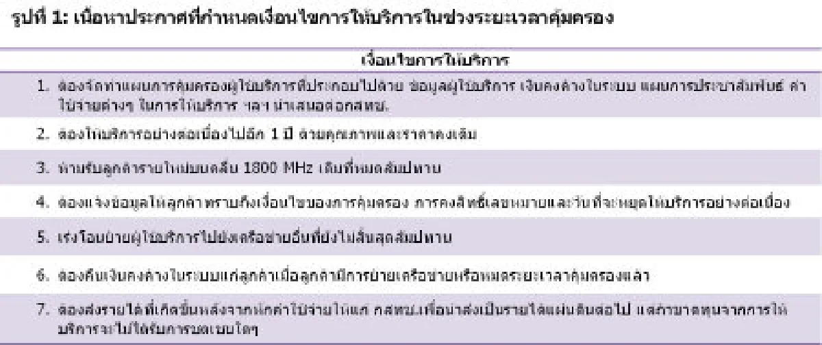 โทรคมนาคมหลังหมดสัมปทาน1800