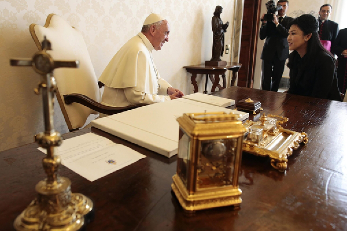 Pope Francis accepts PM's invitation to visit Thailand