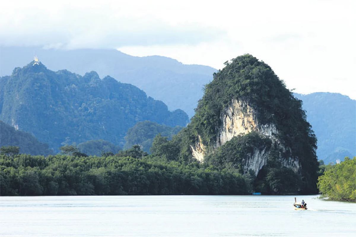 หอยรากที่เกาะกลาง