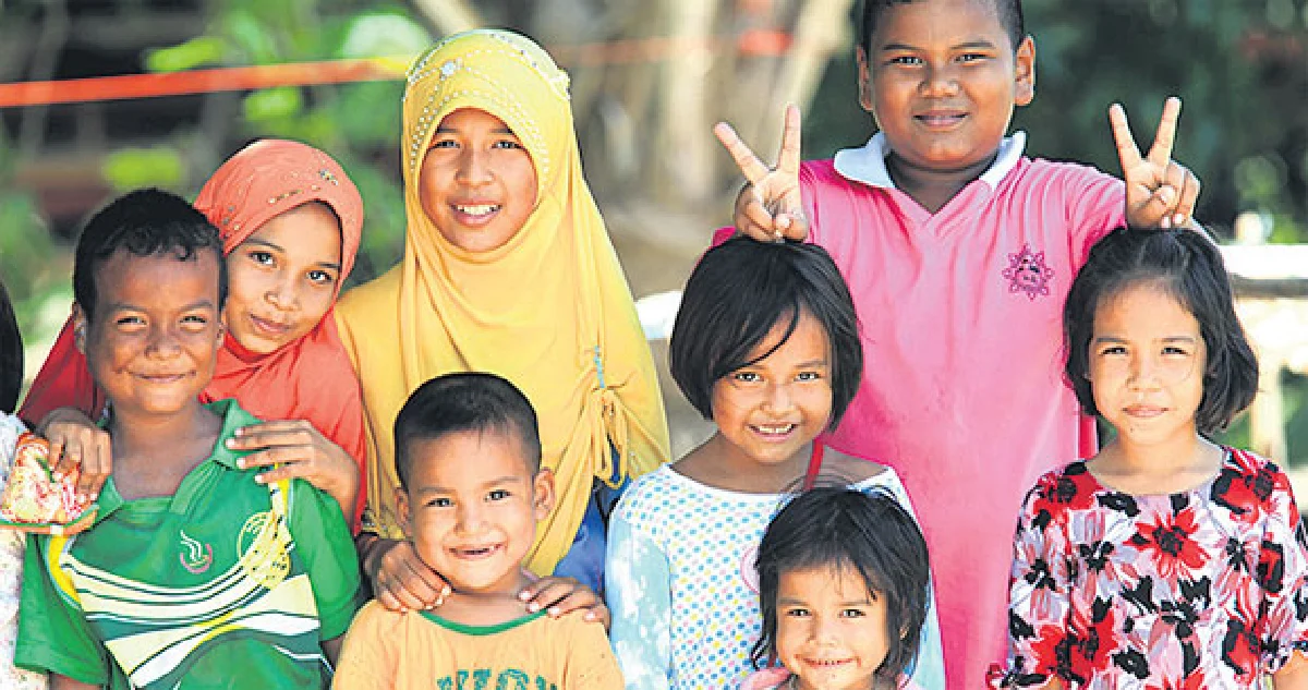 หอยรากที่เกาะกลาง