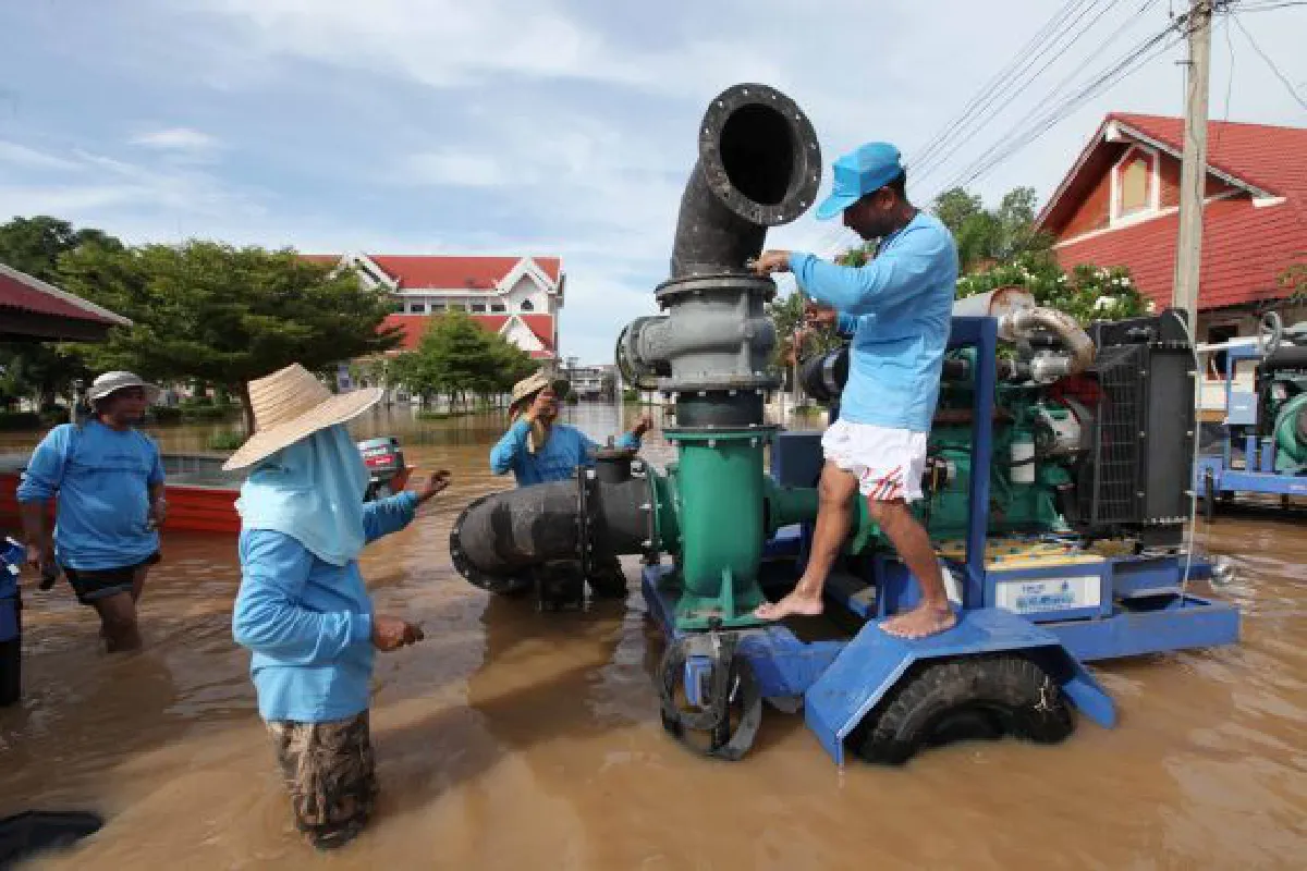 Flooding risk: Lower Chao Phraya river
