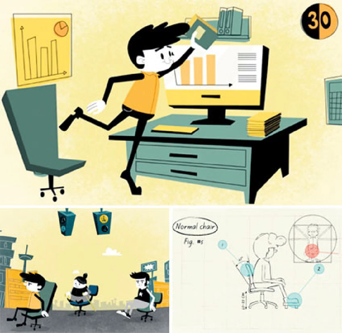 พนง.ออฟฟิศพึงระวัง! นั่งทำงานนานอันตรายถึงชีวิต