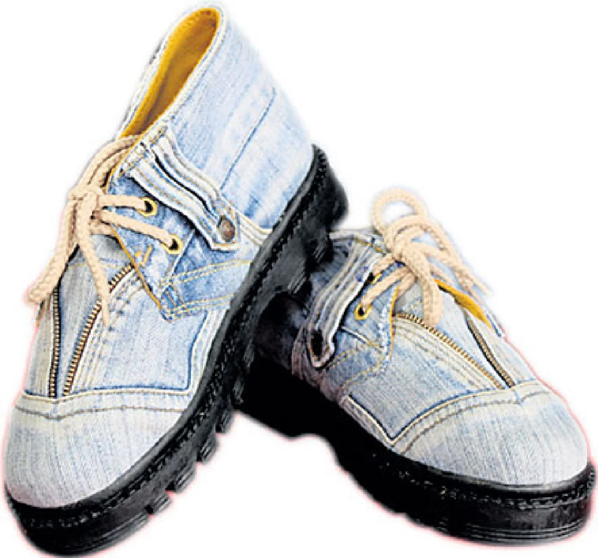 จากยีนส์เก่งตัวเก่าสู่รองเท้าคู่เดียวในโลก