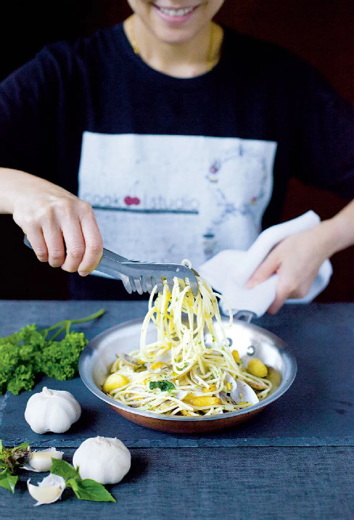 แอบดูหลังครัว Cookool สปาเก็ตตี้หอยลายสด สไตล์อิตาเลียน