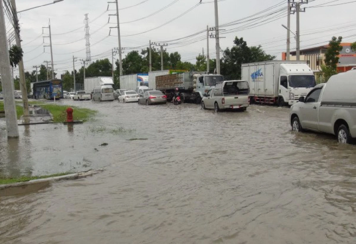 น้ำทะลักนิคมฯอมตะ200โรงงานกระทบ